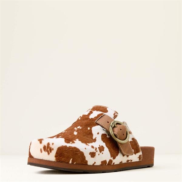 Ariat Womens Country Mules - Cow Hair On Image 1