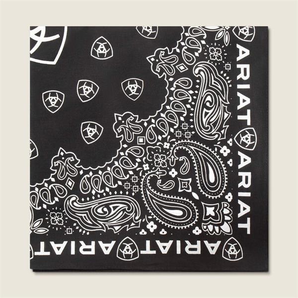 Ariat Bandana - 22 Inch - Black Image 1