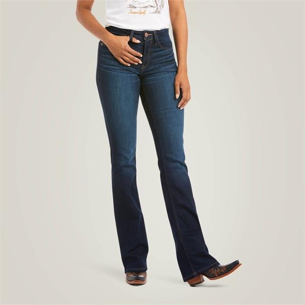 Ariat Womens R.E.A.L High Rise Ballary Boot Cut Jeans - Pennsylvania  Image 1