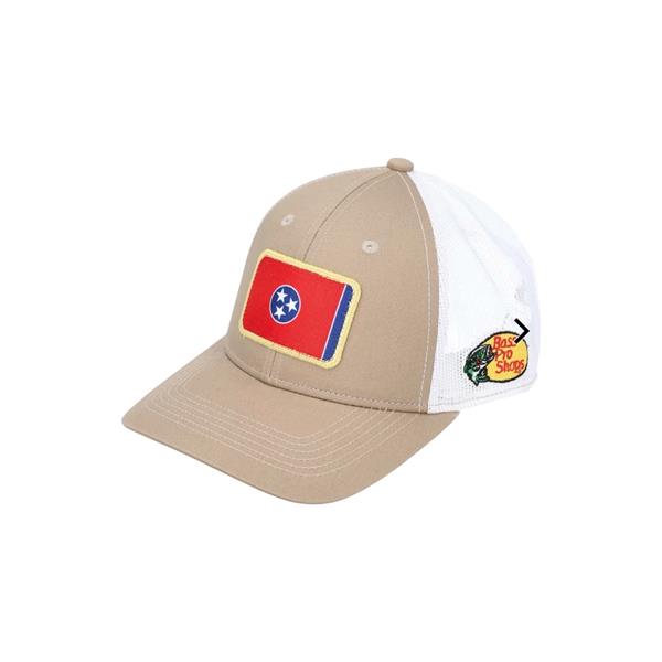 Bass Pro Tennessee Flag Patch Snapback Cap Image 1