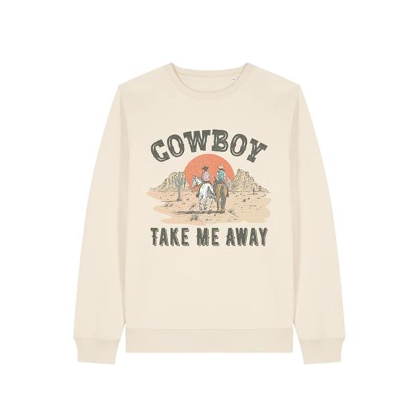 Binks & Bo Cowboy Take Me Away Sweaters - Ecru Image 1
