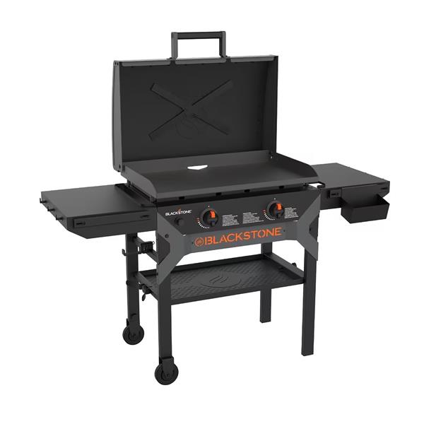 Blackstone 28'' Iron Forged Griddle Station with Hood Image 1