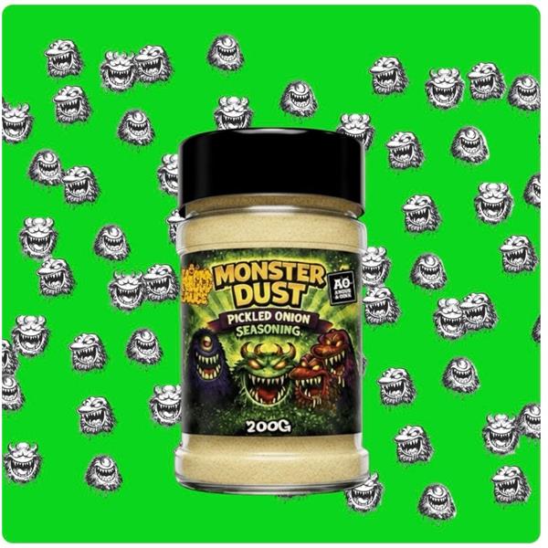 Angus & Oink Monster Dust - Pickled Onion Seasoning - 200g Image 1