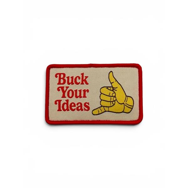 Buck Your Ideas Thumbs Up Patch Image 1