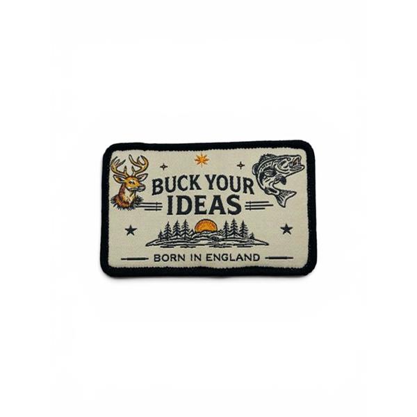 Buck Your Ideas Born In England Patch Image 1