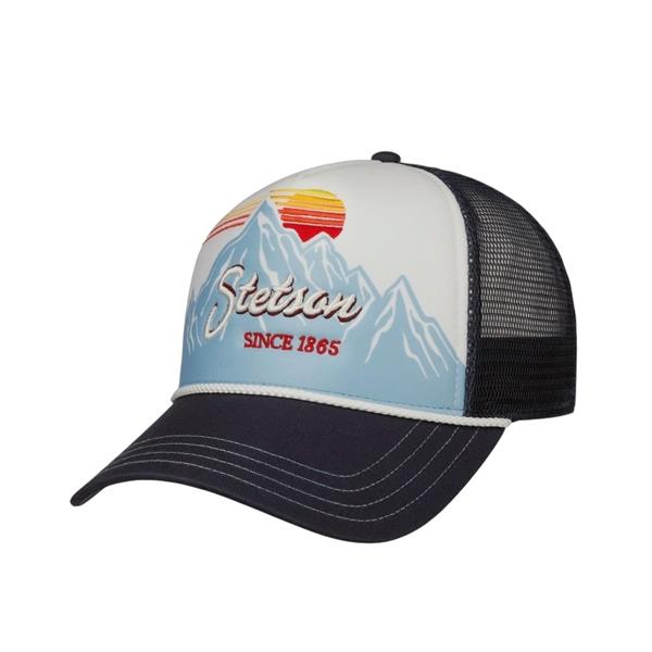Stetson Alpine Sunset Trucker Cap - Navy Image 1