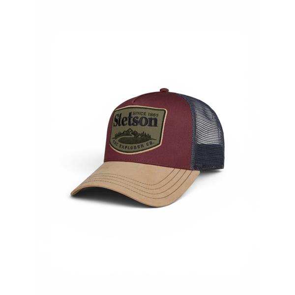 Stetson The Explorer Co. Trucker Cap - Bordeaux Image 1