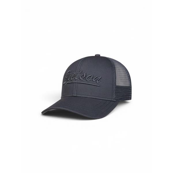 Stetson Monochrome Trucker Cap - Blue Image 1