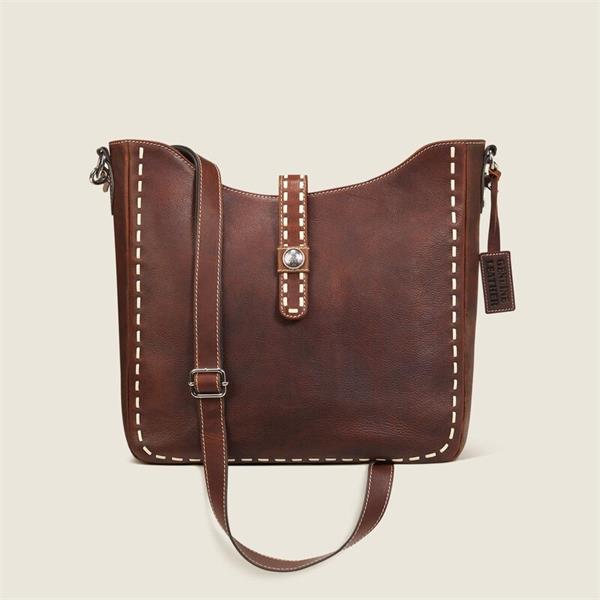 Ariat Womens Teagan Large Crossbody Handbag - Brown Image 1