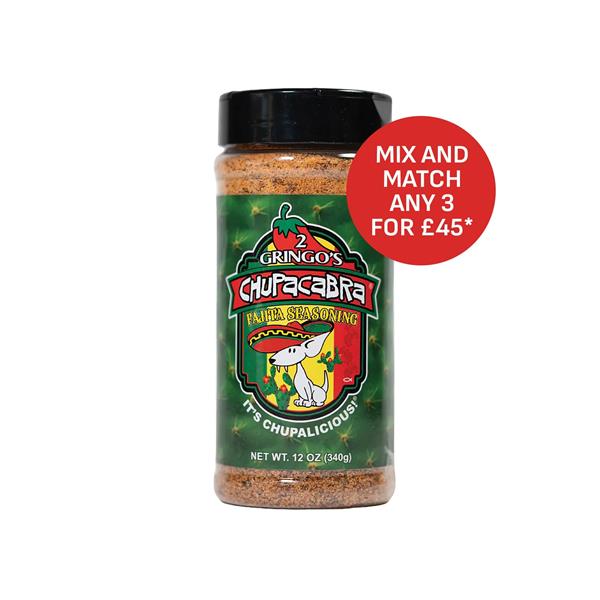 2 Gringos Chupacabra Fajita Seasoning - 12oz (340g) Image 1