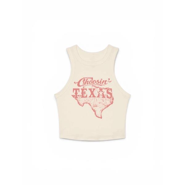 Binks & Bo Choosin' Texas Vest Tops - Natural Image 1