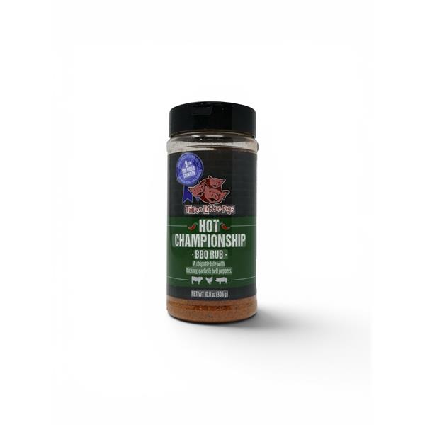 Three Little Pigs KC Hot Championship BBQ Seasoning- 306g (10.8oz) Image 1