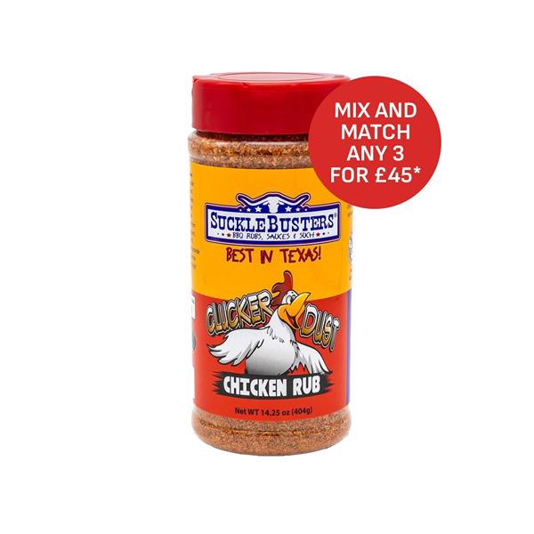 Sucklebusters 'Clucker Dust' BBQ  Rub 14.25oz (404g) Image 1