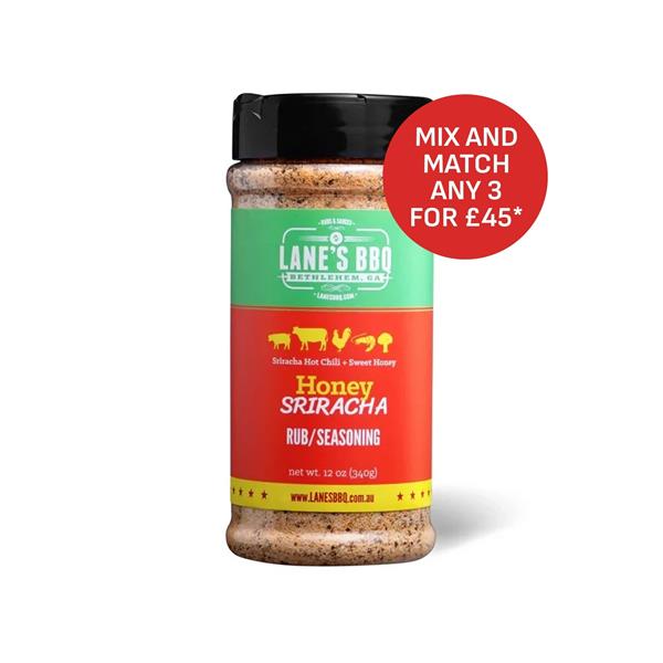 Lane's BBQ 'Honey Sriracha' Rub 351g (12.4oz) Image 1