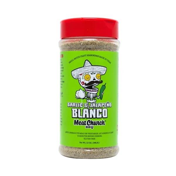 Meat Church Garlic & Jalapeno Blanco BBQ Rub - 12oz (340g) Image 1