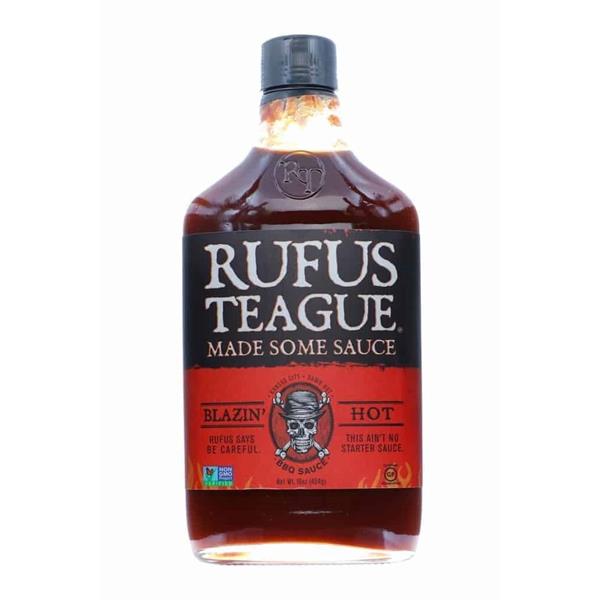 Rufus Teague Blazin' Hot BBQ Sauce - 16oz (453g) - CLEARANCE Image 1