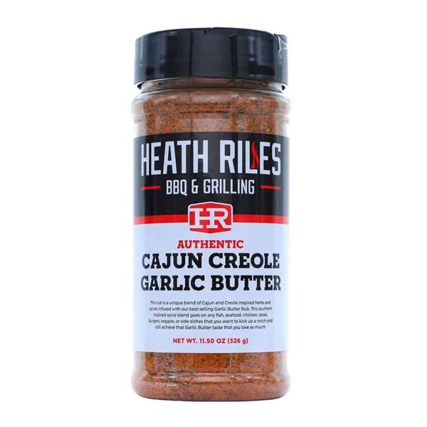 Heath Riles BBQ Cajun Creole Garlic Butter Rub - 326g (11.5oz) - CLEARANCE Image 1