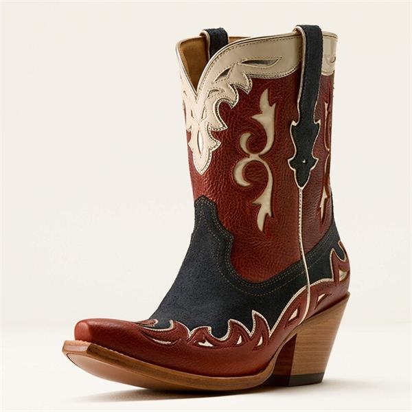 Ariat Womens Juanita X Toe Western Boots - Americana Image 1