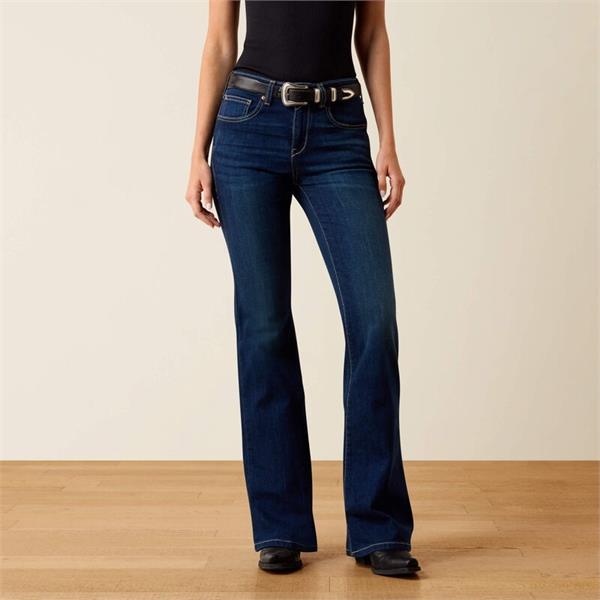 Ariat Womens Ultra Stretch Perfect Rise Katie Flare Jeans - Maya  Image 1