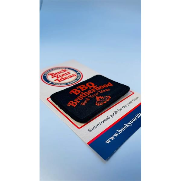 Buck Your Ideas BBQ Brotherhood Velcro Patch Image 1
