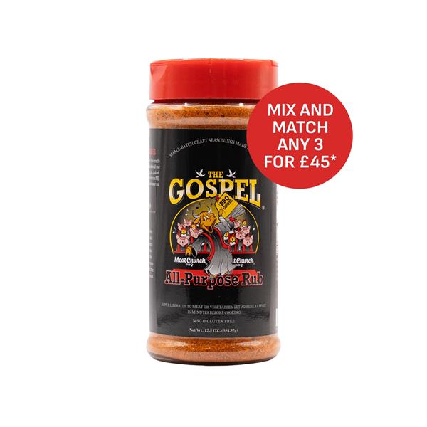 Meat Church The Gospel All Purpose BBQ Rub - 12oz (340g) Image 1