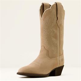 Ariat Womens Heritage StretchFit R Toe Western Boot - Truly Taupe - (Size 4.5) thumbnail