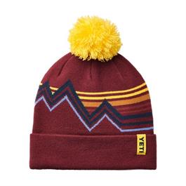 YETI Freestyle Pom Beanie Hat - Rust / Yellow thumbnail