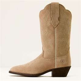 Ariat Womens Heritage StretchFit R Toe Western Boots - Truly Taupe Thumbnail Image 1