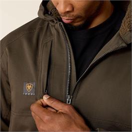 Ariat Mens Rebar DuraCanvas Jackets - Wren Thumbnail Image 2