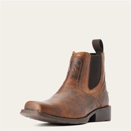 Ariat Mens Midtown Rambler Western Boots - Barn Brown thumbnail