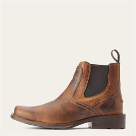 Ariat Mens Midtown Rambler Western Boots - Barn Brown Thumbnail Image 1