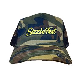 Sizzlefest - Snapback Trucker Hat - Jungle Camo thumbnail