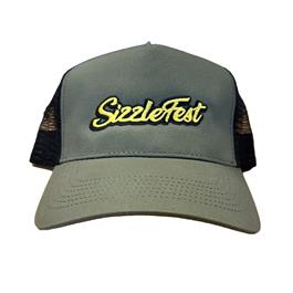 Sizzlefest - Snapback Trucker Hat - Olive/Black thumbnail