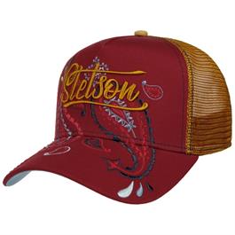 Stetson Paisley Trucker Cap - Red thumbnail