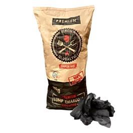 Globaltic Restaurant Quality Birch Lumpwood Barbecue Charcoal - 10kg thumbnail