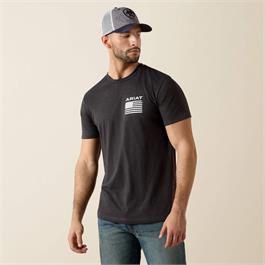 Ariat Freedom T-Shirt - Charcoal Heather - LG thumbnail