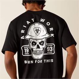 Ariat Rebar Cotton Strong Hardhead T-Shirts - Black thumbnail