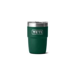 Yeti Rambler 8oz Stackable Cup - Black Forest Green (Ceramic Lined) thumbnail
