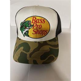 Bass Pro Trucker Cap - Camo/White/Black thumbnail