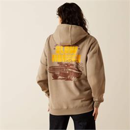 Ariat Sendero Slow Horses Hoodie - Brindle - XL thumbnail