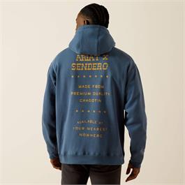 Ariat Sendero Back In The Saddle Hoodie - Dark Denim - XS thumbnail