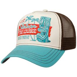 Stetson Tiki Lounge Trucker Cap - Turquiose / Sand thumbnail