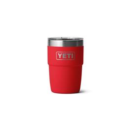 Yeti Rambler 8oz Stackable Cup - Rescue Red (Ceramic Lined) thumbnail