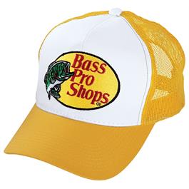 Bass Pro Trucker Hat Embroidered Logo Mesh-Back Cap - Yellow thumbnail