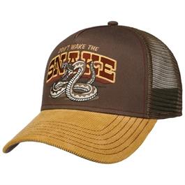 Stetson Don't Wake The Snake Trucker Cap - Brown thumbnail