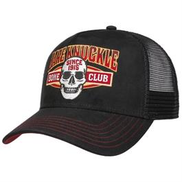Stetson Bare Knuckle Trucker Cap - Black / Red thumbnail