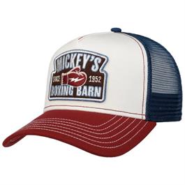 Stetson Boxing Barn Trucker Cap - Blue / White thumbnail