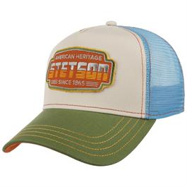 Stetson Lightening Trucker Hat - Green / Light Khaki thumbnail