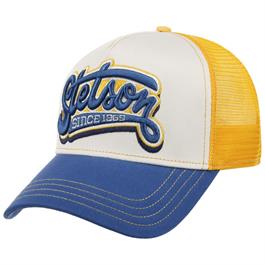 Stetson Lettering Trucker Hat - Blue / White thumbnail