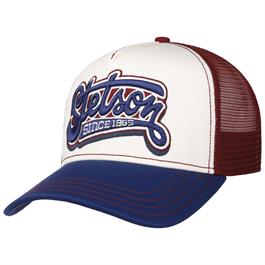 Stetson Lettering Trucker Cap - Blue / Red thumbnail